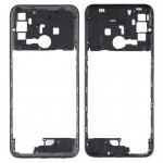 Middle Frame Ring Only For Oppo A32 Black By - Maxbhi Com
