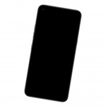 Camera Lens Glass with Frame for LG K61 Black