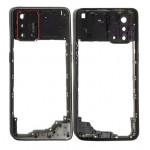 Middle Frame Ring Only For Oppo Reno 6 Lite Black By - Maxbhi Com