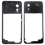 Middle Frame Ring Only For Oppo A18 Black By - Maxbhi Com
