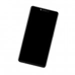 Camera Lens Glass with Frame for Sharp Aquos S3 High Edition Black