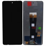 LCD with Touch Screen for Lava Blaze 2 5G Black