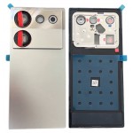 Back Panel Cover For Zte Nubia Z50 Ultra Silver - Maxbhi Com