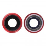 Camera Lens Glass With Frame For Apple Iphone Se 3rd Gen 2022 Red By - Maxbhi Com