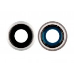 Camera Lens Glass With Frame For Apple Iphone Se 3rd Gen 2022 White By - Maxbhi Com