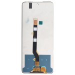 Lcd With Touch Screen For Infinix Hot 30 White By - Maxbhi Com