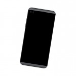 Camera Lens Glass with Frame for LG Q8 Black