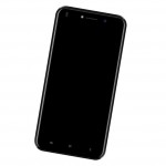 Camera Lens Glass with Frame for M-Tech Foto3 Black