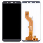 Display for Itel A55 Black (Combo Folder) by Maxbhi.com
