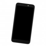 Camera Lens Glass with Frame for Techno Camon SKY2 IN1 PRO Black