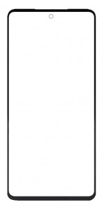 Replacement Front Glass For Tmobile Revvl 7 Pro Black By - Maxbhi Com