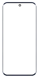 Replacement Front Glass For Itel Super 26 Ultra Black By - Maxbhi Com