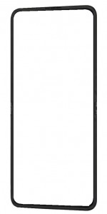 Replacement Front Glass For Ai Plus Nova Flip 5g White By - Maxbhi Com