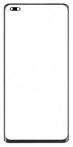 Replacement Front Glass For Huawei Mate 40 Rs Porsche Design White By - Maxbhi Com