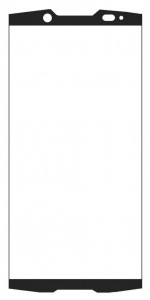 Replacement Front Glass For Cubot Kingkong Mini 2 White By - Maxbhi Com