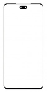 Replacement Front Glass For Xiaomi Civi 2 Black By - Maxbhi Com