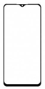 Replacement Front Glass For Zte Blade A73 5g Black By - Maxbhi Com