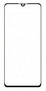 Replacement Front Glass For Wiko Hi Enjoy 60s Black By - Maxbhi Com