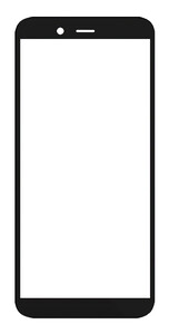 Replacement Front Glass For Ulefone Rugking White By - Maxbhi Com