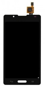 Lcd With Touch Screen For Lg Optimus L7x P714 Black By - Maxbhi Com