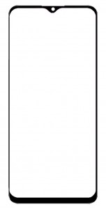 Replacement Front Glass For Zte Blade A51 Black By - Maxbhi Com