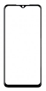 Replacement Front Glass For Tecno Spark 10c Black By - Maxbhi Com