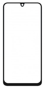 Replacement Front Glass For Samsung Galaxy F16 5g Black By - Maxbhi Com