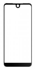 Replacement Front Glass For Wiko View2 Black By - Maxbhi.com