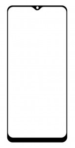 Replacement Front Glass For Vivo Y20a Black By - Maxbhi Com