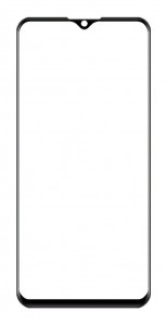 Replacement Front Glass For I Kall Z19 Pro Black By - Maxbhi Com