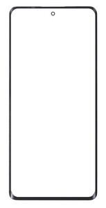 Replacement Front Glass For Vivo Iqoo 10 Pro 5g Black By - Maxbhi Com