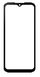 Replacement Front Glass For Doogee Blade 10 Ultra White By - Maxbhi Com
