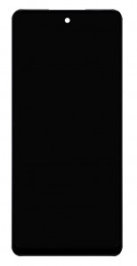 Lcd With Touch Screen For Lava Yuva 4 Black By - Maxbhi Com