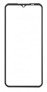 Replacement Front Glass For Oukitel Wp35 Black By - Maxbhi Com