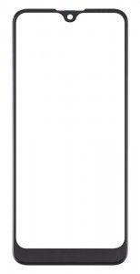 Replacement Front Glass For Wiko Y62 Black By - Maxbhi Com