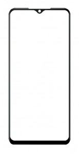 Replacement Front Glass For Itel S18 Black By - Maxbhi Com