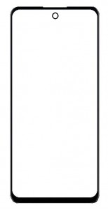 Replacement Front Glass For Zte Blade V40 5g Black By - Maxbhi Com