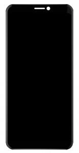 Lcd With Touch Screen For Yezz Max 2 Plus Black By - Maxbhi Com