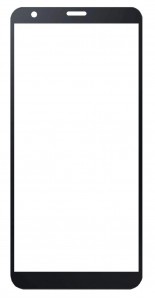 Replacement Front Glass For Zte Gabb Z2 White By - Maxbhi Com