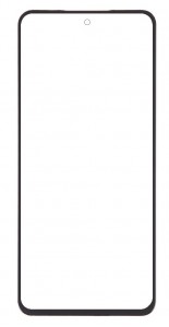 Replacement Front Glass For Oneplus Ace 2v Black By - Maxbhi Com