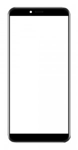 Replacement Front Glass For Blu C5 Max White By - Maxbhi Com