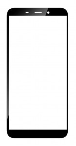 Replacement Front Glass For Oukitel Wp20 Black By - Maxbhi Com