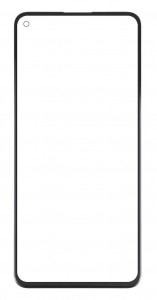 Replacement Front Glass For Realme Q3 Pro 5g Blue By - Maxbhi Com