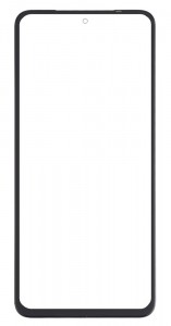 Replacement Front Glass For Xiaomi Redmi Note 11 Se India Black By - Maxbhi Com