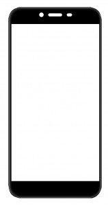 Replacement Front Glass For Energizer U506s White By - Maxbhi Com