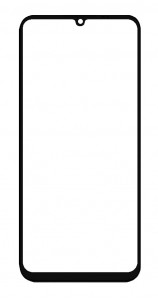 Replacement Front Glass For Lava O3 Purple By - Maxbhi Com