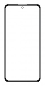 Replacement Front Glass For Xiaomi Redmi K50 5g Black By - Maxbhi Com
