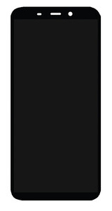 Display for Oukitel G5 White (Combo Folder) by Maxbhi.com