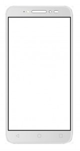 Replacement Front Glass For Alcatel Shine Lite White By - Maxbhi.com