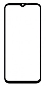 Replacement Front Glass For Ulefone Power Armor 18t Black By - Maxbhi Com